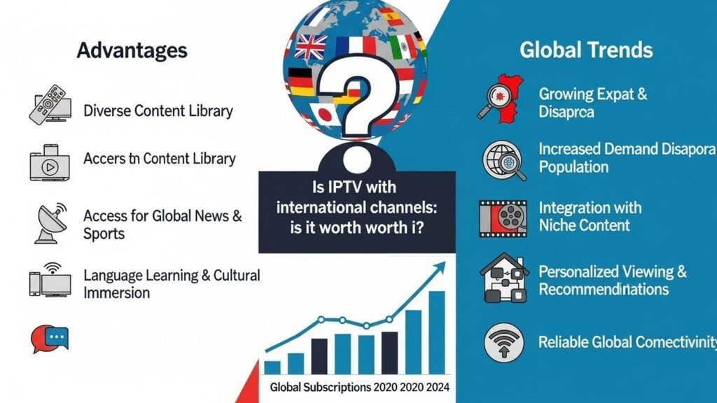 IPTV canais internacionais vale