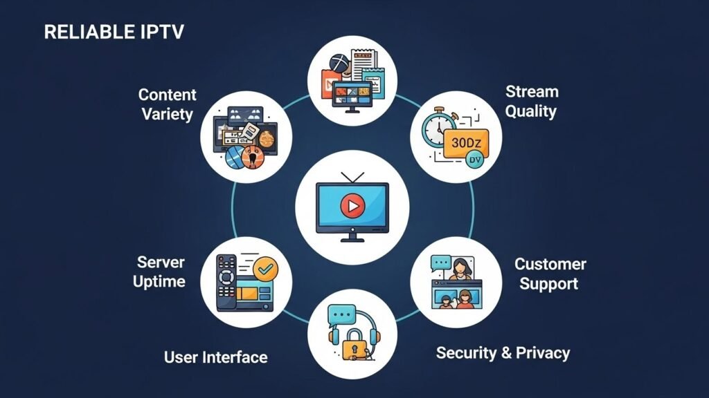 IPTV fiável características principais