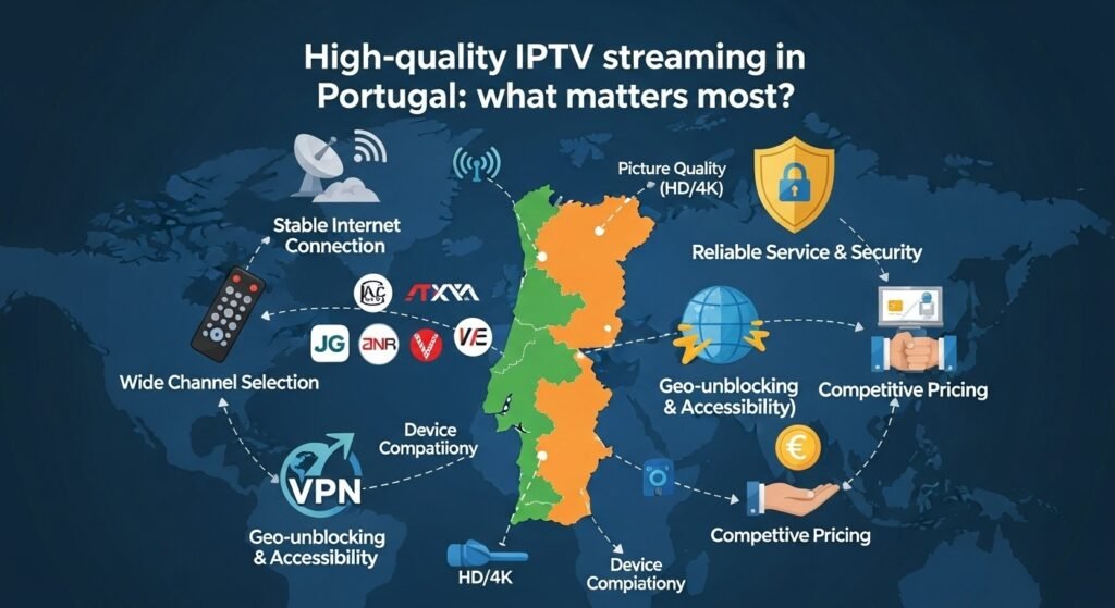 Streaming IPTV Portugal qualidade
