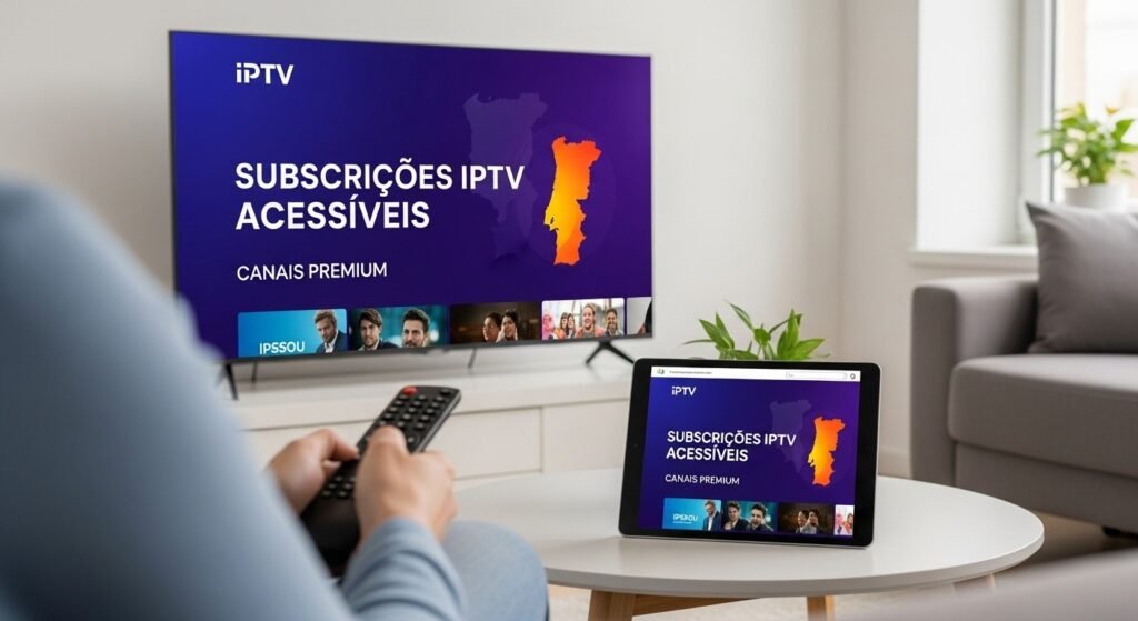 IPTV acessível Portugal premium
