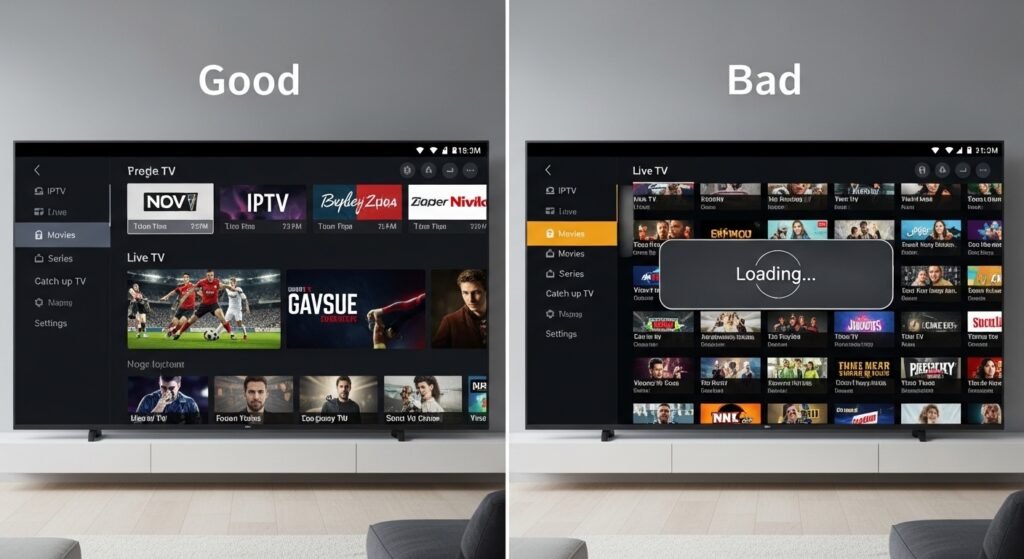 Boas vs Más Apps IPTV