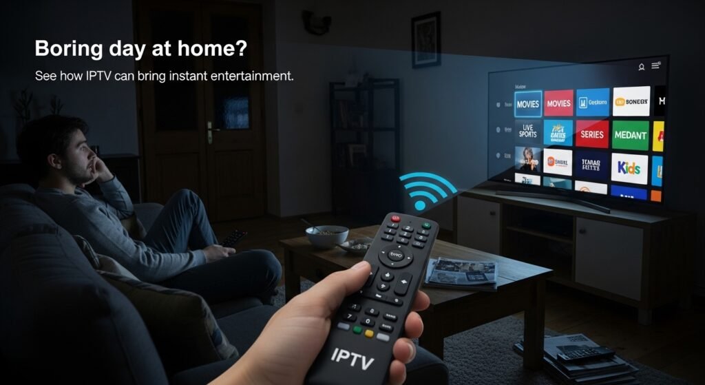 iptv diversão em casa