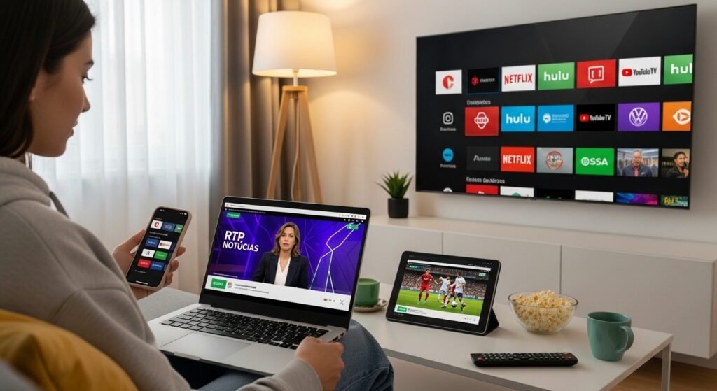 canais portugueses online EUA