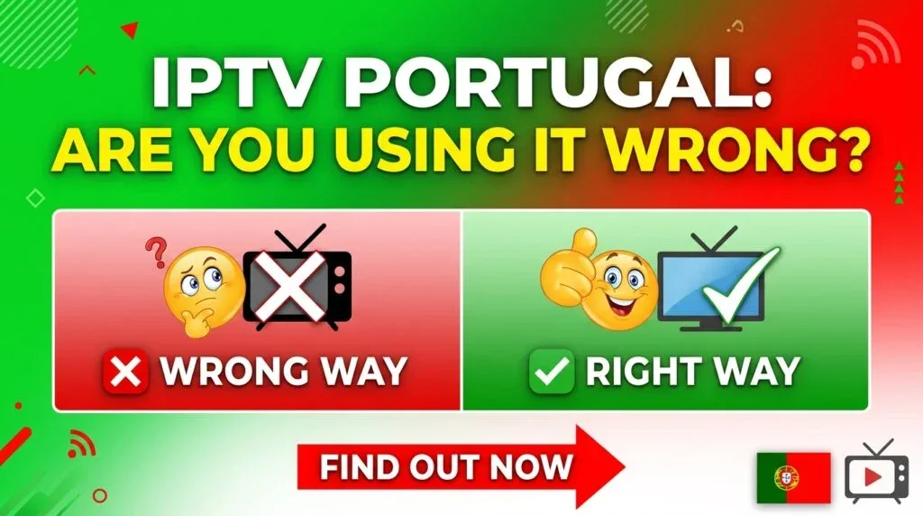 IPTV Portugal forma errada